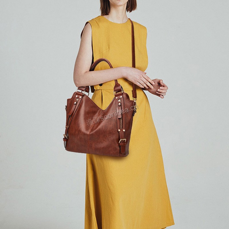 New Trendy Korean Large-capacity Tote Nature Shoulder Handbags For Women